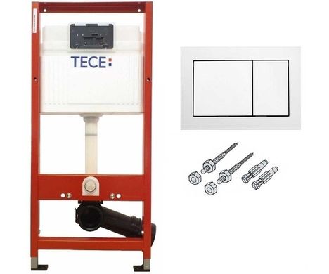 Комплект TECEbase (модуль+панель змиву TECEbase біла+кріплення), 1120мм 9400000 9400000 фото