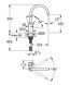 Змішувач для мийки GROHE Eurostyle Cosmopolitan, Хром (32843002) 32843002 фото 2
