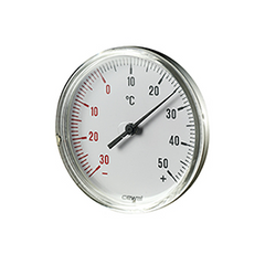 Термометр Ø50 1/2” 5 см 0 / 120°С мет. 91625050 фото