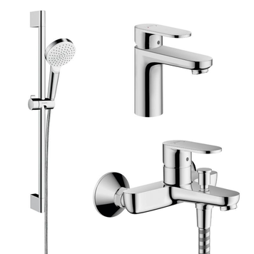 Набір змішувачів 3 в 1 для ванни Hansgrohe Vernis Blend, Хром (71551111) 71551111 фото