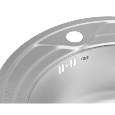 Кухонна мийка Qtap D510 0,8 мм Micro Decor (QTD510MICDEC08) SD00040978 фото