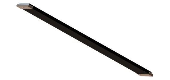 Алюминиевый обогреватель HSteel IAH 1300 R Wi-fi 1300 Вт, 1470х130х35, черный, потолочный (IAH1300RWIFI) IAH1300RWIFI фото