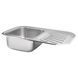 Кухонная мойка Lidz 7549 0,8 мм Micro Decor Сталь (LIDZ7549MICDEC) LIDZ7549MICDEC фото 3