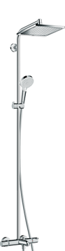 Душова система з термостатом Hansgrohe Crometta S 240 1jet Showerpipe (27298000), хром (27298000) 27298000 фото