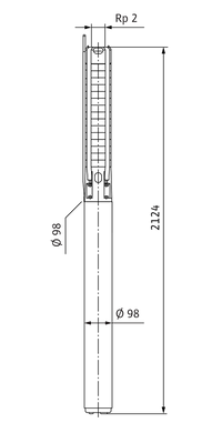 Свердловинний насос Sub TWI 4.09-30-C (3~400 V, 50 Hz) Wilo (6072945) 6072945 фото