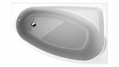 Ванна асиметрична Kolo MYSTERY 140 X 90 см, права, в комплекті з ніжками і кріпленнями (XWA3740000) XWA3740000 фото