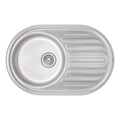 Кухонна мийка Qtap 7750 0,8 мм Micro Decor (QT7750MICDEC08) SD00040984 фото