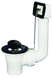 Злив HL Hutterer & Lechner GmbH 1 1/4", з переливом, до кухонної мийки (HL15U-5/4) HL15U-5/4 фото 1