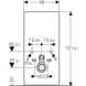 Сантехнічний модуль Geberit Monolith для підвісного унітазу (131.021.SI.5) 131.021.SI.5 фото 3