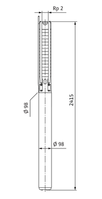 Свердловинний насос Sub TWI 4.09-37-C Wilo (6072946) 6072946 фото