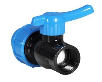 Кран кульовий ПЕ &Oslash;20 x 1/2" з внутрішньою різьбою (85552) 85552 фото