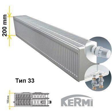 Радиатор Kermi FTV 330316 33 тип 300 &times; 1600 (FTV330301601R2K) FTV330301601R2K фото