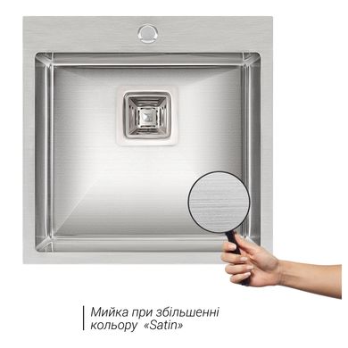 Кухонна мийка Qtap DK5050 2.7/1.0 мм Satin (QTDK50502710) SD00042481 фото