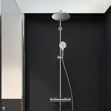 Душевая система с термостатом Hansgrohe Crometta S 240 Showerpipe, хром (27320000) 27320000 фото
