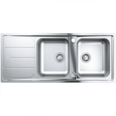 Мойка GROHE EX Sink K500 из нержавеющей стали двойная с крылом (31588SD0) 31588SD0 фото