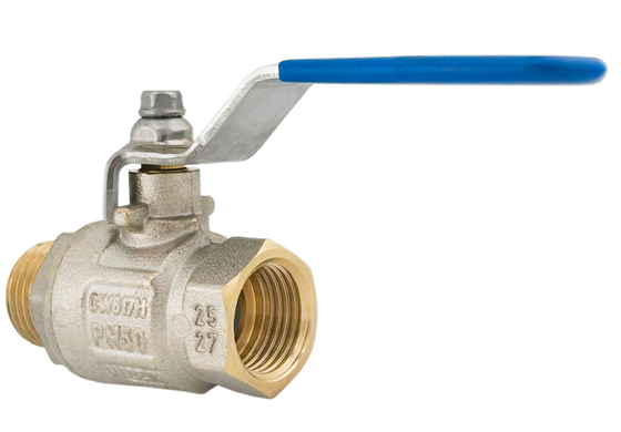Кран шаровой 1/2"ЗВ Ideal Itap-291 полнопроходной (нержавеющая ручка) (2910012XB) 2910012XB фото