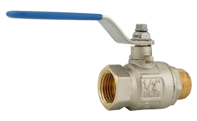 Кран шаровой 1/2"ЗВ Ideal Itap-291 полнопроходной (нержавеющая ручка) (2910012XB) 2910012XB фото