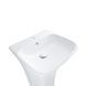 Раковина для підлоги моноблок Qtap Crow 450x435x835 White з донним клапаном Білий (QT0511G315W) QT0511G315W фото 4