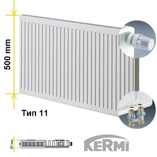 Радиатор Kermi FTV 110504 11 тип 500/400 FTV110500401R2K фото