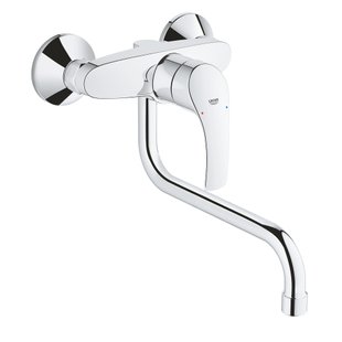 Однорычажный смеситель GROHE EUR (к)OSMART для мойки 1/2" 32224002 фото