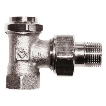 Вентиль Rp 1/2" x R 1/2" обратной подводки c функцией преднастройки, двухтрубная система RL-5 угловой (1392401) 1392401 фото