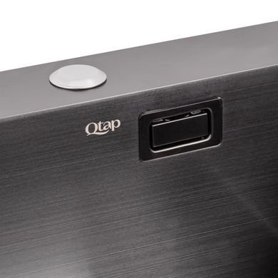Кухонна мийка Qtap DK5050BL 2.7/1.0 мм Black (QTDK5050BLPVD2710) SD00042482 фото