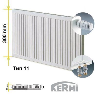 Радиатор Kermi FTV 110504 11 тип 500 &times; 400 (FTV110500401R2K) FTV110500401R2K фото