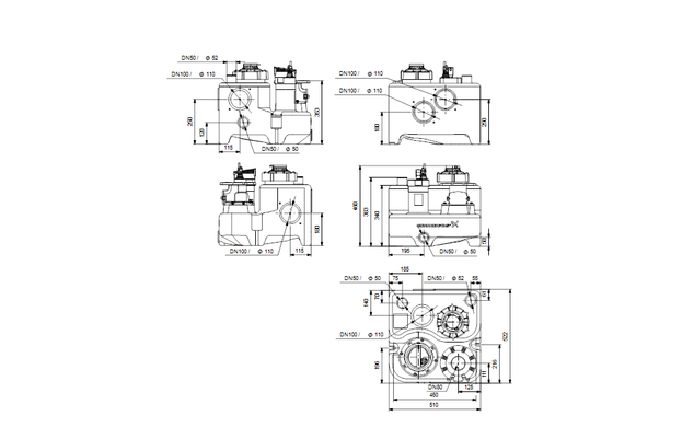 Каналізаційна установка Grundfos Multilift MSS.11.1.2 1x220 V (97901037) 97901037 фото