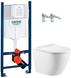 Комплект инсталляции Grohe Rapid SL 3 в 1: с креплением, с унитазом Qtap Robin Ultra Quiet (38840000+QT13332381AW) 38840000+QT13332381AW фото 1