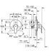 Смеситель для ванны GROHE EUROSMART комплект, Хром (33305003) 33305003 фото 4