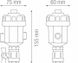 NEW Магнитный фильтр-шламоотделитель Atlas Filtri FDM 1-ME 3/4" 90°C/600 μ/3 bar (RE6170181) RE6170181 фото 2