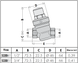Редуктор CALEFFI 3/4", для зниження тиску (533051) 533051 фото 2