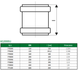 Муфта надвижная DN500 KG2000 Ostendorf (771160) 771160 фото 2