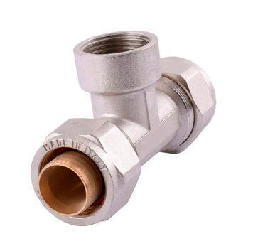 Трійник 26x3/4x26 General Fittings, з внутрішньою різьбою (гайка) (5E0012N052630A) 5E0012N052630A фото