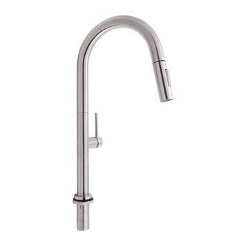 Змішувач для мийки Qtap Lenicka, Сріблястий (QTLEN9138103UN) QTLEN9138103UN фото