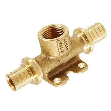 Тройник 16&ndash;Rp 1/2"&ndash;16 настенный Rautitan RX с внутренней резьбой на боковом проходе (366016001) 366016001 фото