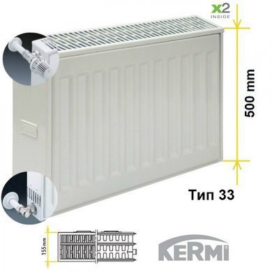 Радіатор Kermi FKO 330530 33 тип 500 &times; 3000 (FK0330530W02) FK0330530W02 фото