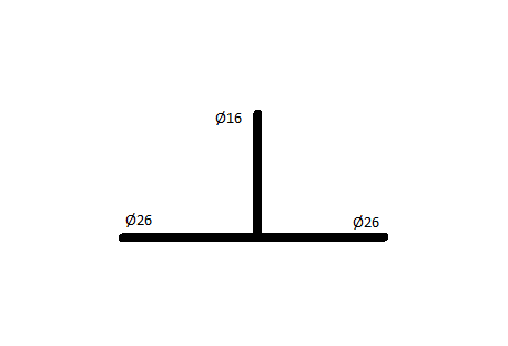 Bonomi тройник редукционный для пресс систем 26×16×26 4031261626 фото