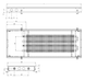 Конвектор внурт. M2 (Inox) 2 теп-ка 380/2750/65 Carrera Сатин (M2_I_38/275/6.5_S) M2_I_38/275/6.5_S фото 5