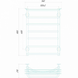 Полотенцесушитель водяной Deffi Юность 500х800 (YU 80.50.7) YU 80.50.7 фото 4