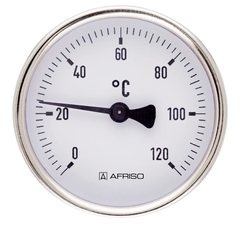 Термометр накладний з кріпильною пружиною Ø63 0/120°С AFRISO 63822 фото