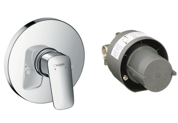 Змішувач для душу Hansgrohe Logis, Хром (71666000) 71666000 фото
