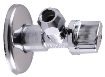 Кран угловой 1/2&Prime; &times; 3/8&Prime; Arco AntiLime, шаровой, с цангой, ручка из ABS пластика, приборный (DE610-660) DE610-660 фото