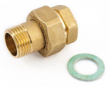 Фитинг 1 1/2" General Fittings американка прямая с плоским соединением (2700A1H141400A) 2700A1H141400A фото