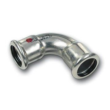 Коліно 90&deg; 88.9 мм SANHA-Therm 24002a, 2 муфти (124002A89) 124002A89 фото