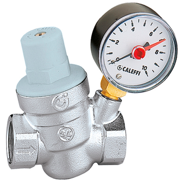Редуктор CALEFFI 3/4", для зниження тиску, з манометром (533251) 533251 фото
