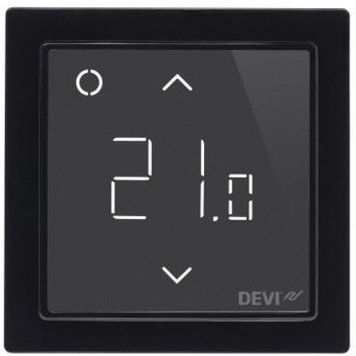 Терморегулятор DEVIreg Smart Wi-Fi чорний (140F1143) 140F1143 фото