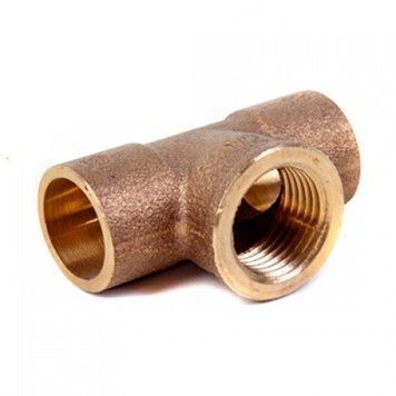 Тройник d35 x 1/2" В x 35 SANHA 4130g (бронза) (0024387) 0024387 фото