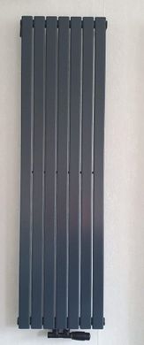 Вертикальний радіатор Blende 1 H-1400 мм, L-394 мм Betatherm B2V 1140/07 7024M 99 фото