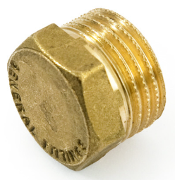 Заглушка 1/2" ЗР General Fittings латунь (260040H040000A) 260040H040000A фото